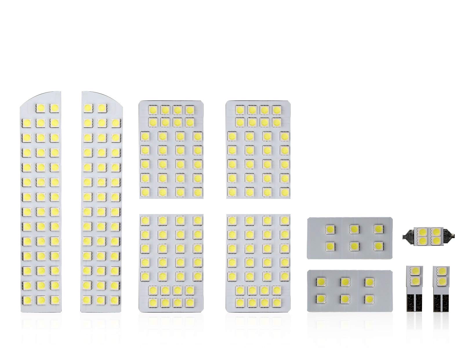 

pure white LED room lamp set for 20 Series 11-piece Alphard/Vellfire (ANH20/25, GGH20/25, early/late models)