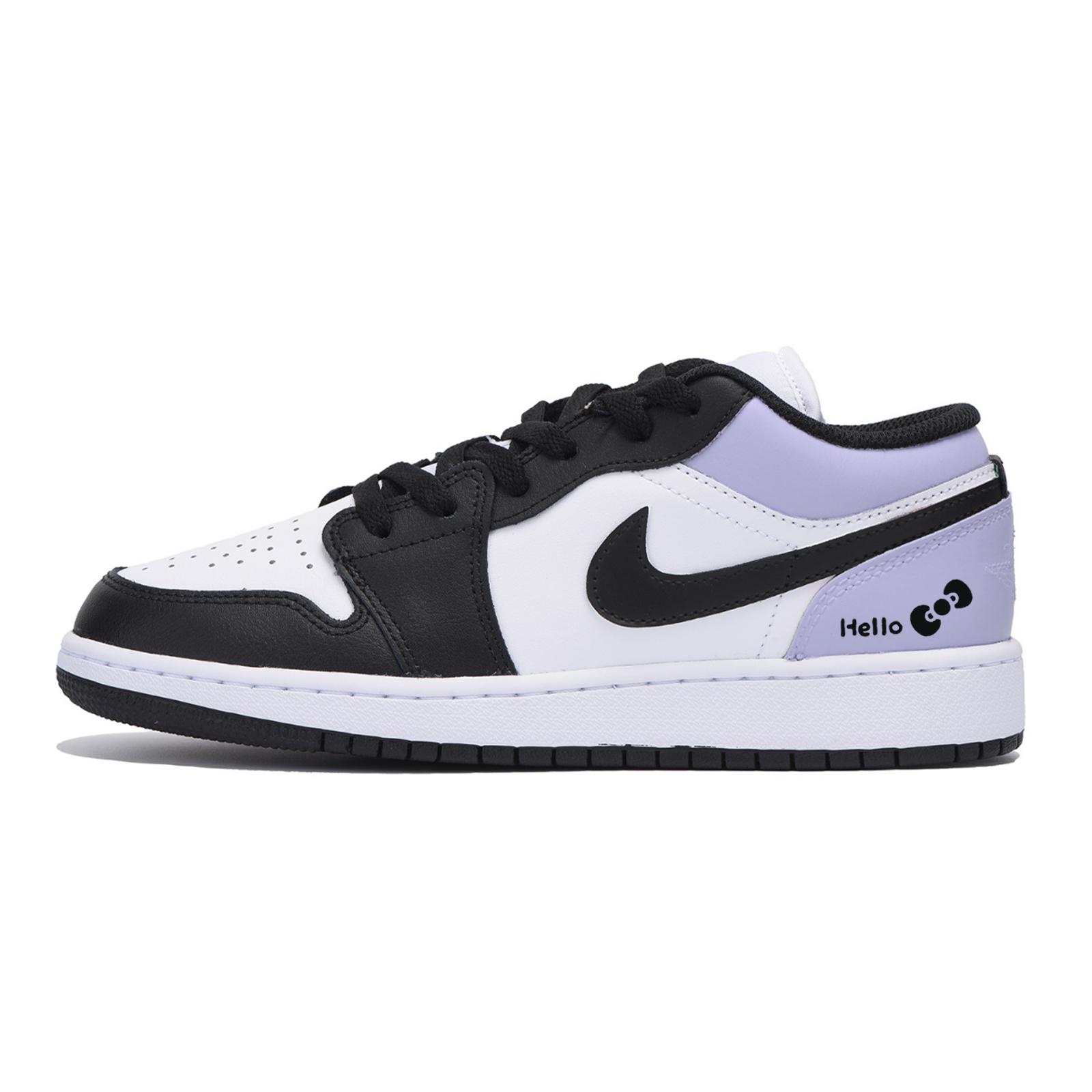 

Jordan Air Jordan 1 Urban Chic Style Slip Resistant Abrasion Resistant Low top Vintage Basketball Shoes Men s 553558-131(Team85-) 43