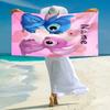 Personalized Stitch Bubble Fantasy Art Beach Towel Microfiber Beach Towel Thin Absorbent for Beach Swimming Yoga Bath Sports. 0910296