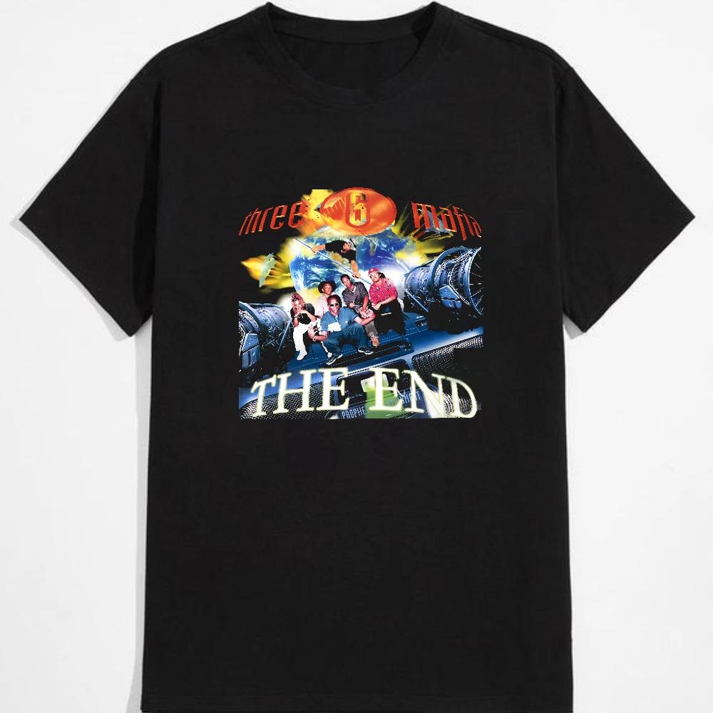 Three 6 mafia the end tshirt  black all sizes s5xl S