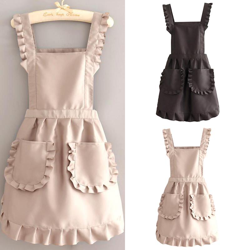 1 bucată drăguț stil coreean șorț feminin unghii magazin bucătărie cafea salopete acasă gătit curățenie șorț fără mâneci bucătărie magazin