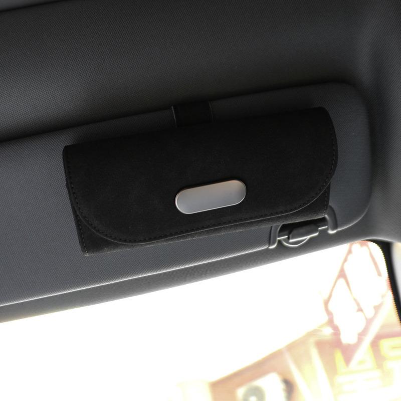 Car Glasses Case Sunglasses Storage Box For BMW 1 3 5 7 Series F30 G20 X1 F48 X3 G01 X5 F34 320 328 F07 F10 Sun Visor Organizer