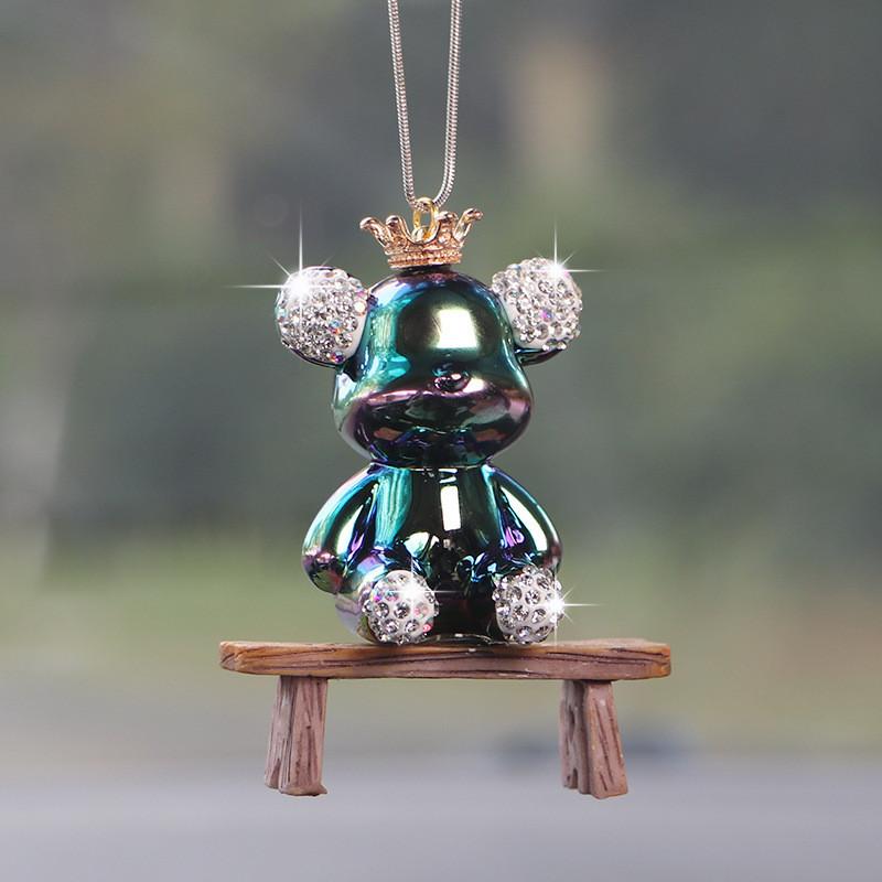 

Rearview Car Best Mirror Pendant With Unique Violent Bear Design Decoration StyleB
