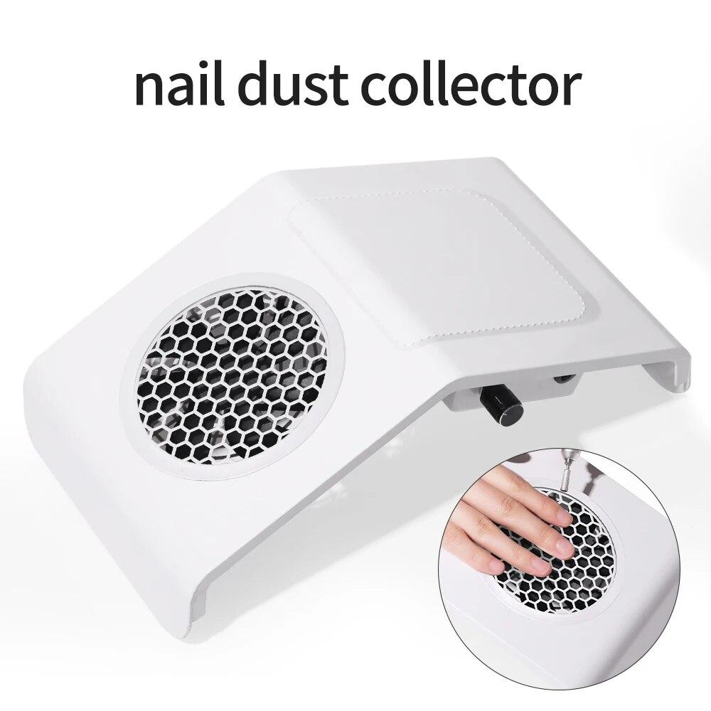Professional Nail Dust Collector And Dustabsorption No Nail Dust Flying For Manicure Extractor Fan Large Particles