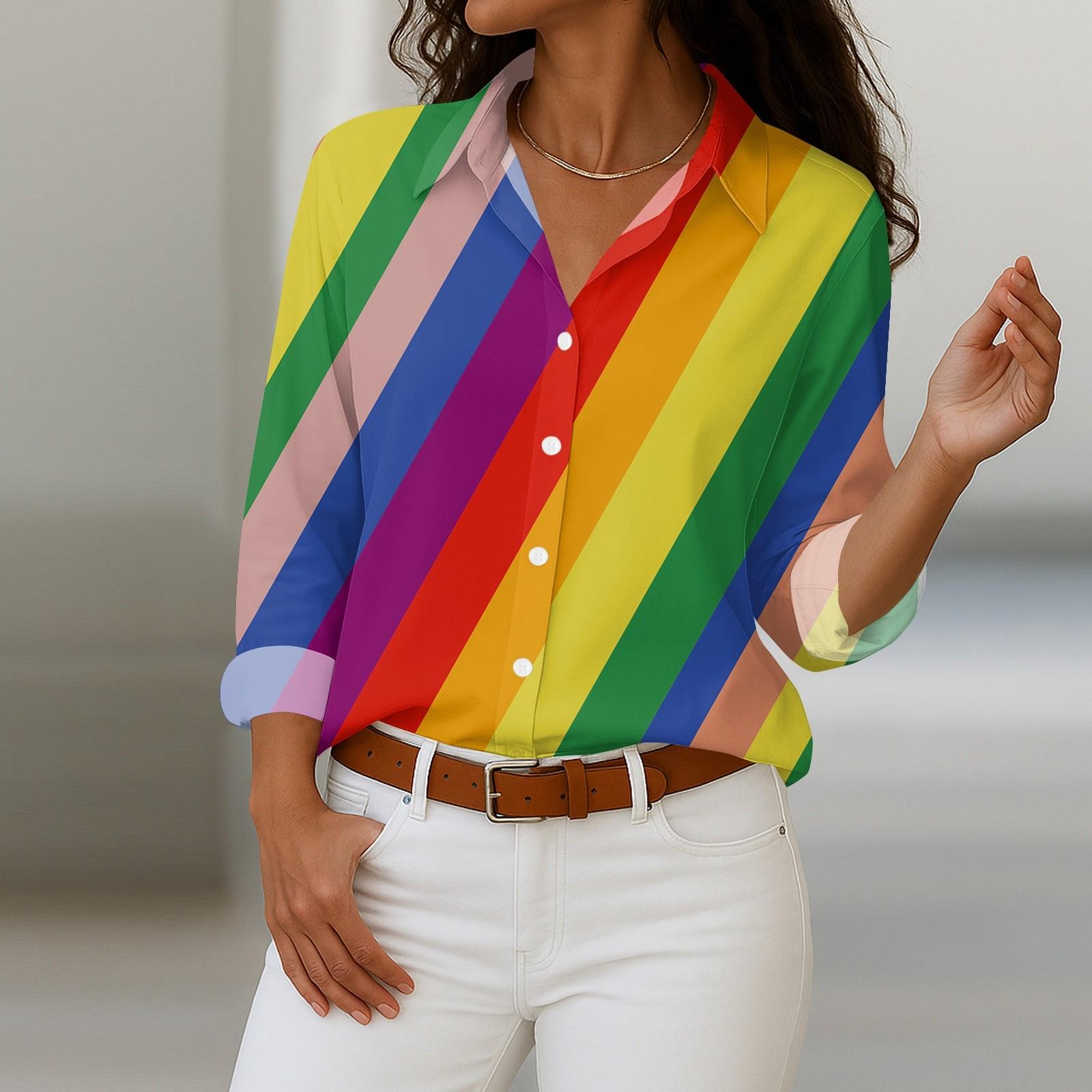 

Жіноча сорочка з ґудзиками з квітковим принтом, повсякденна сорочка з довгим рукавом звичайного крою, блузки, повсякденні базові топи великих розмірів L жовтий