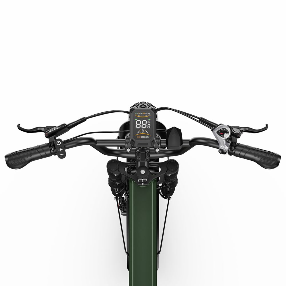 Skladací elektrický bicykel Apefox Rh20 2x 750W Motor 20"x4.0" Pneumatika 7-rýchlostný Terénny Elektrický Bicykel pre Dospelých 48V 22.5Ah Dvojité Hydraulické Kotúčové Brzdy