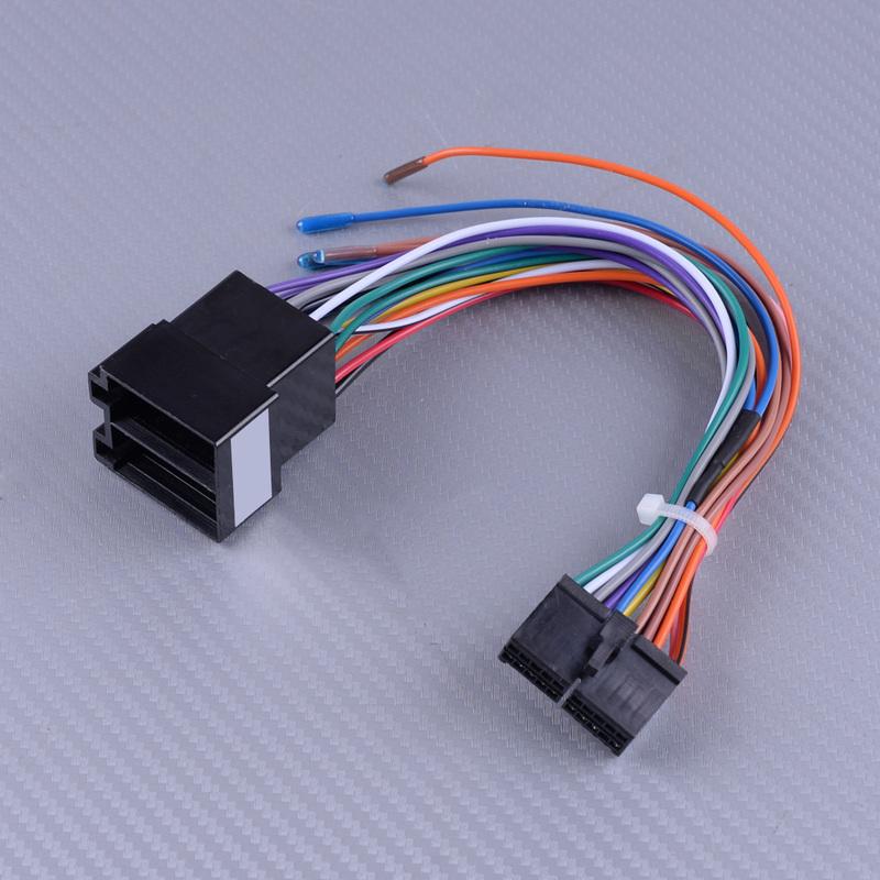 

20 P Plastic ISO Wiring Harness Connector Adaptor Fit For ISO Android Car Stereo Lead