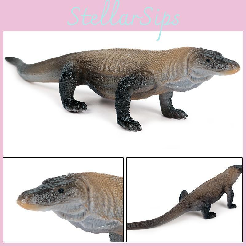 Jurassic Dinosaur Toy Model Plastic Komodo Dragon Static Figurine For Kids And Enthusiasts