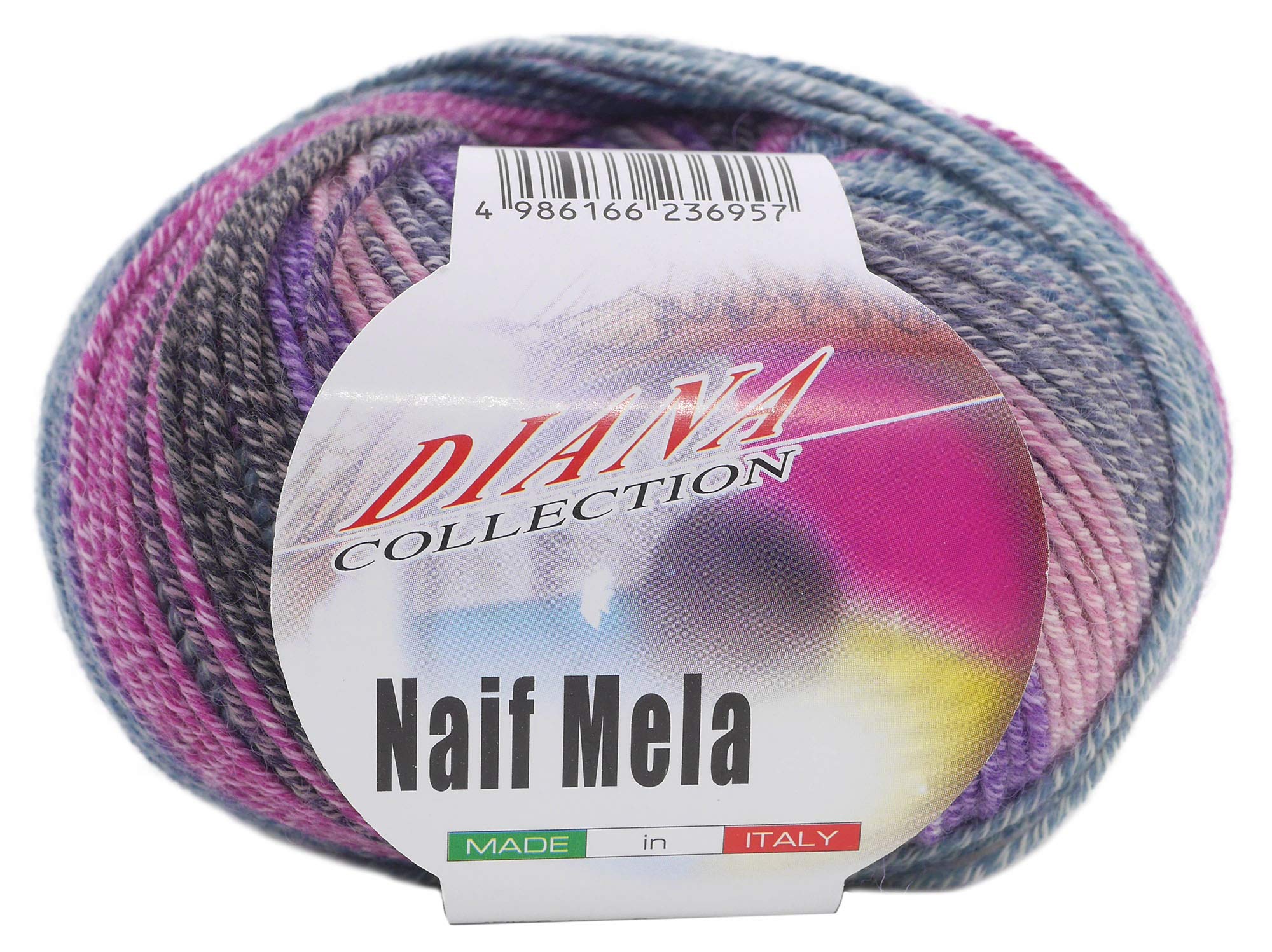 

NASKA Пряжа для ручного вязания Нож Почтовый Отправление Средней Толщины Фиолетовая Серия 50г 150м Набор 10 мотков col.706 Прибл. Ф-10 фиолетовый