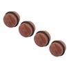 4PCS Cilíndrico Porta Stopper Previne Silencioso Soco Livre Madeira Maciça Piso Porta Stopper com Bl