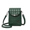 Fashionable Diamond Korean Women's Shoulder Bag Luxury Retro Ins Women's Mobile Phone Bag Large Capacity Portable Small Shoulder Bag