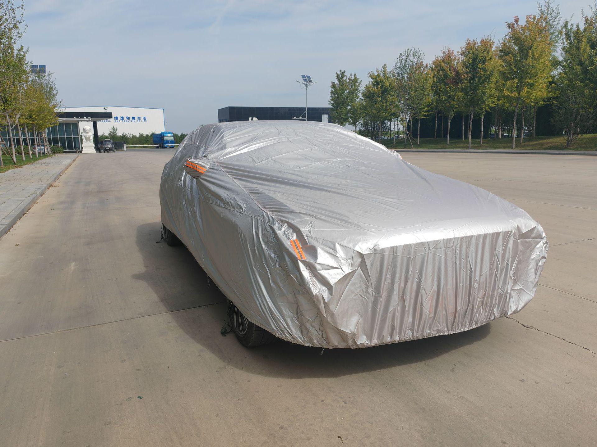 

Oxford Cloth Car Cover: Full Sun Protection, Heat Insulation, Dustproof, Rainproof, Single Layer. Sedan Custom