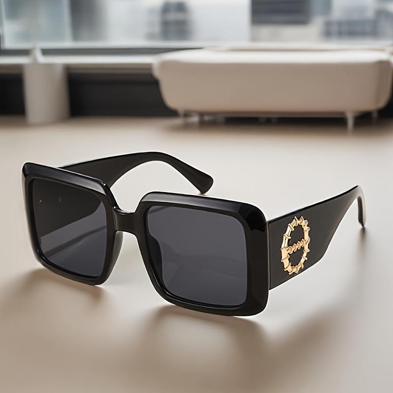 2pcs Fashion Oversized Square Sunglasses For Women Men Brand Design Luxury Outdoor Driving Sun Glasses Classic Eyewear UV400