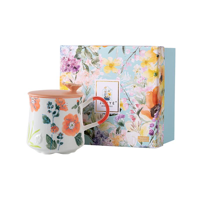 JOYYE Dream Flower Underglaze Hand-painted Ceramic Mug