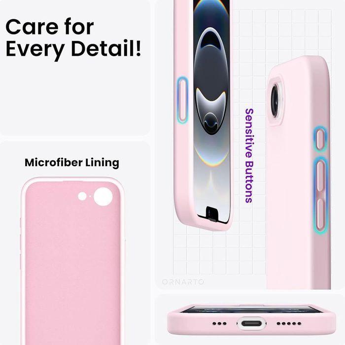 Coque de protection - BOOLING - pour iPhone 16e - Silicone Souple - Anti-Rayures - 2 Verres Trempés