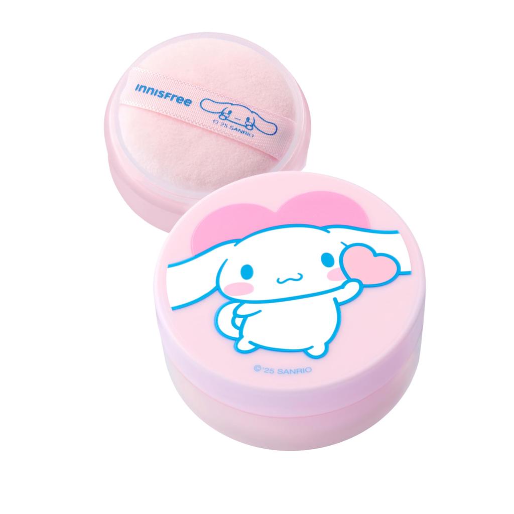 Puder mineralny No Sebum N Cinnamoroll 002 Lovely Genuine Product Makeup Sebum Prevents Pore Oily Sebum Korean cosmetics [Innisfree] - (Luźny proszek)