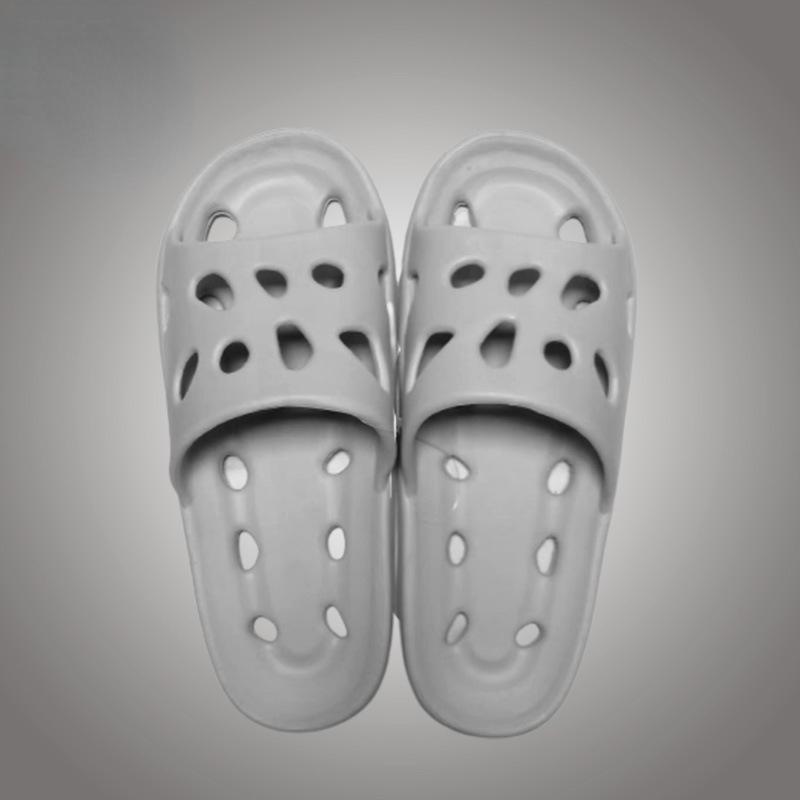 

Тапочки для ванной комнаты, женские протекающие сандалии, шлепанцы, летняя обувь из Эва для мужчин, мягкие нескользящие шлепанцы, домашние тапочки для пар 40-41 серый