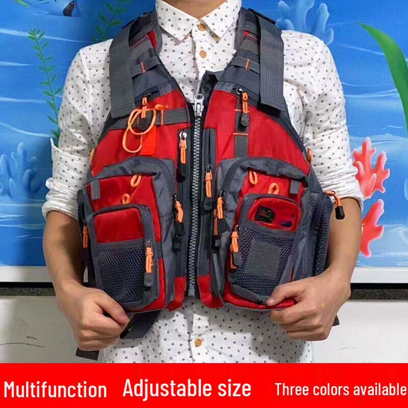 Lin Pan Multi-pocket Fishing Buoyancy Vest
