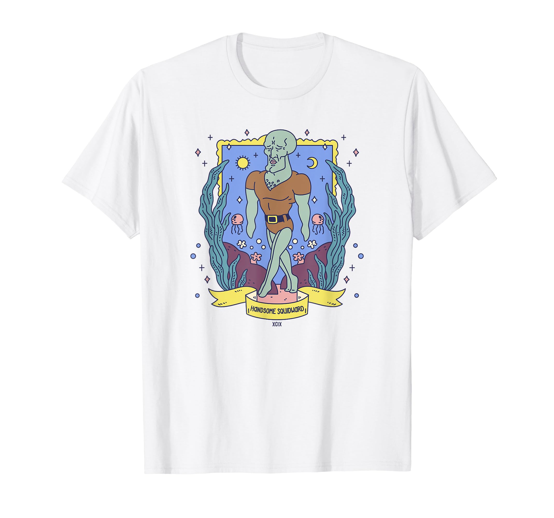 

Футболка с Таро Красавчик Сквидвард из Губки Боба Квадратные Штаны