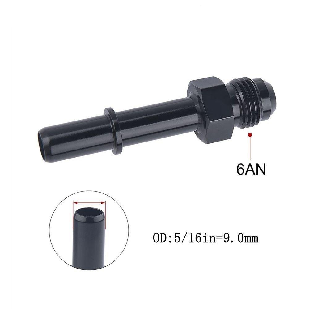 

1 шт. алюминиевый 6AN 8AN Male to 3/8 5/16 быстроразъемный Male Push On EFI адаптер для быстрого соединения