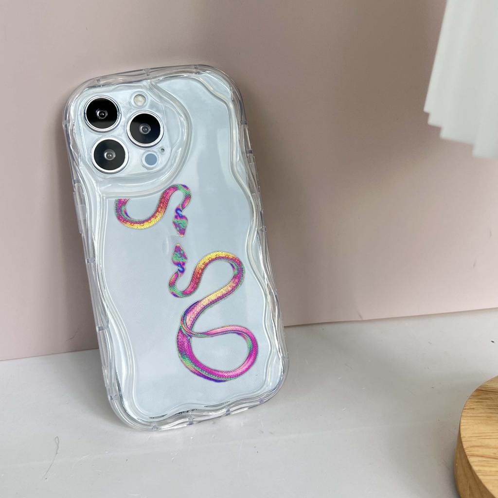 N73 Schwarzgold Schlangenmuster Weiche Wellenförmige Handyhüllen für iPhone 14 Pro Max 13 mini 15 Plus XR 7 8 6 XS Max 12 11 Schutz-Bumper-Hülle