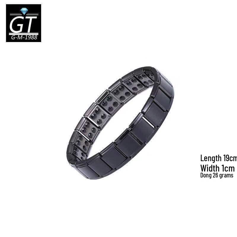 Yingqi's Titanium Steel Anti-Static Electromagnetic Therapy Health Bracelet