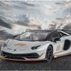 Large Size 1/18 Lamborghini Aventadors SVJ 63 Alloy Sports Car Model Diecast Metal Toy Racing Car Model Simulation Sound and Light Kids Gift
