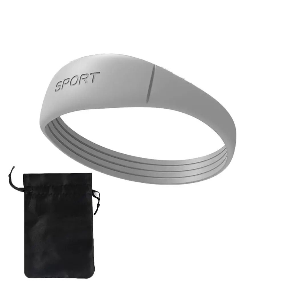 Silicone Patella Protect Band Protection Knee Sports Knee Brace Patella Tendon Knee Straps Running серый