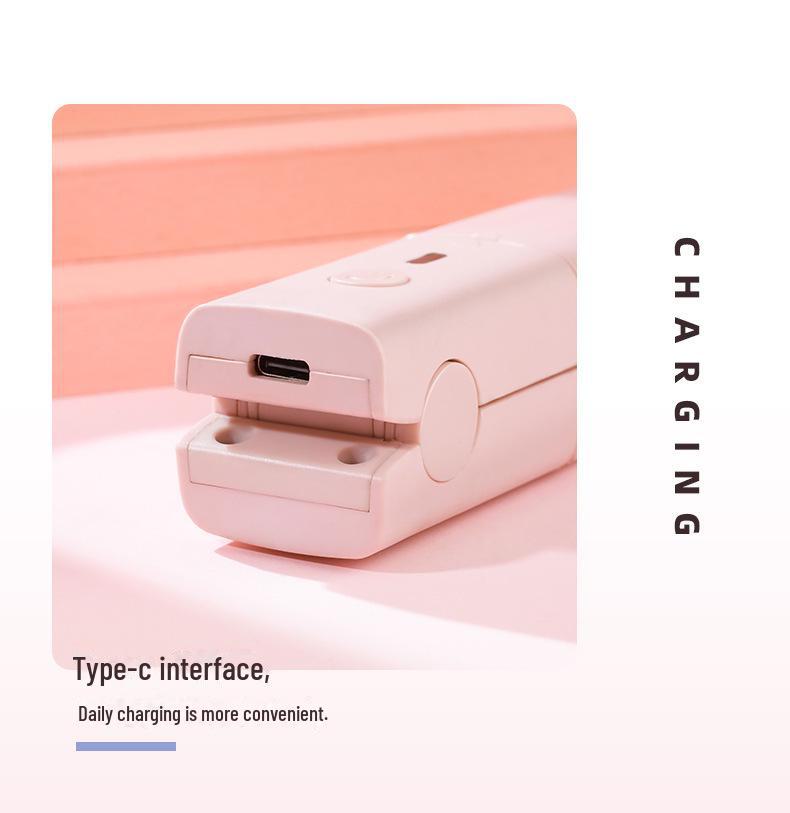 USB Mini Dual-Purpose Hair Straightener & Curler - Safe, Portable for Dorms, Perfect for Bangs