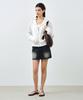 Mongdol Punched Knit Zip-Up Hoodie White Mdcd060White