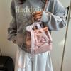 Niche Backpack Commuting Casual Backpack Handbag High-end Versatile Fashionable Comfortable Solid Sweet Cute Personality