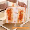 Carrot Print Lint-Free Cotton Gauze Dishcloth - Super Absorbent & Thickened for Kitchen Use