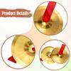 2 Pieces Mini Hand Cymbals Copper Teaching Aids, Percussion Instrument for Activities