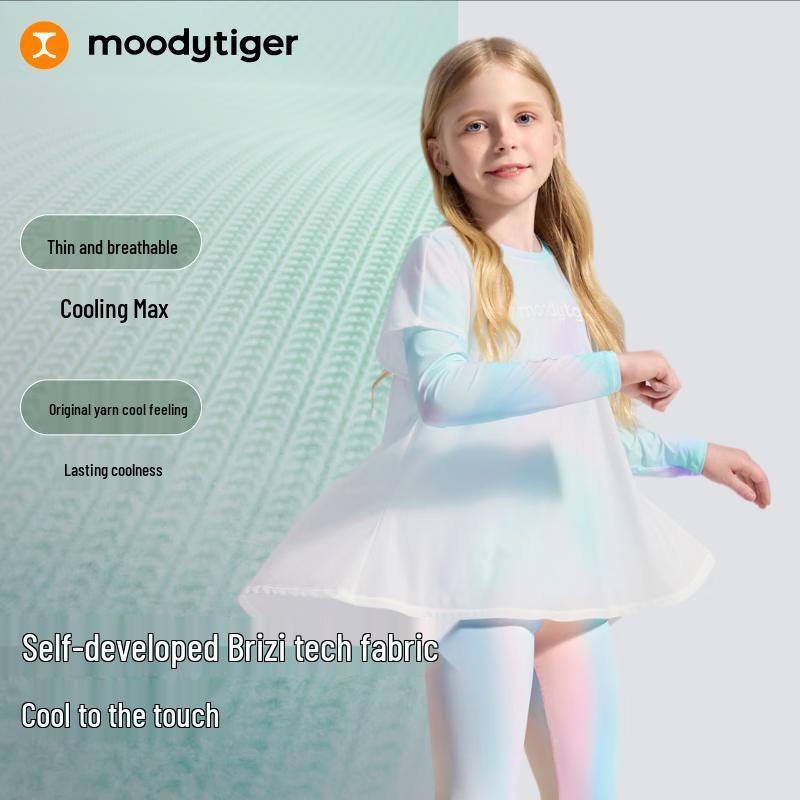 Moodytiger Girls' Fairy Family Cooling Long Sleeve Top