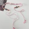 Wax Line Ethnic Style Belt Flower Women Woven Belt Elegant Bohemian Style Waist Chain  Female/Girls
