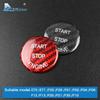 For BMW E70 E71 F25 F26 F01 F20 F21 F30 F10 Carbon Fiber Engine Start Ignition Button Cover Stickers, Interior Trim Accessories