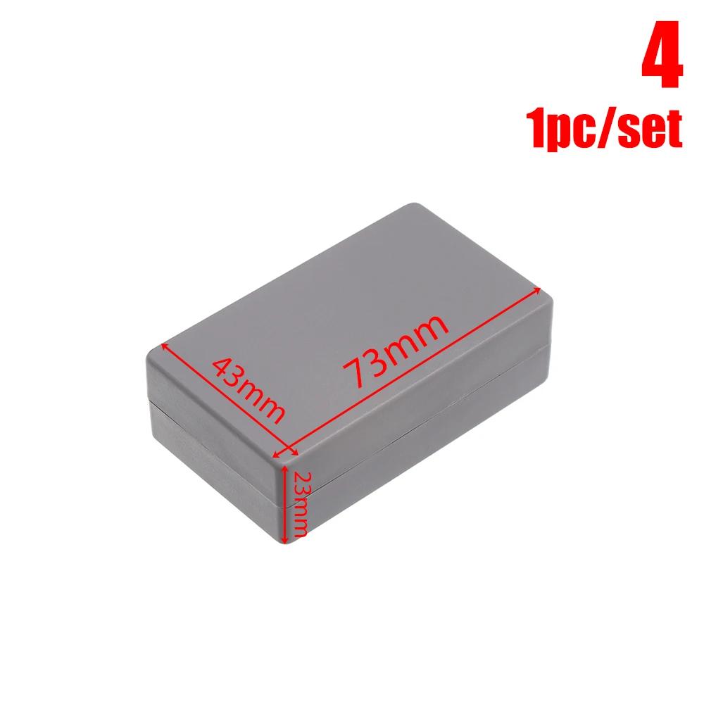Plastic Waterproof Project Box Storage Case White/Grey/Black Housing Instrument Case Electronic Project Box Enclosure Supplies