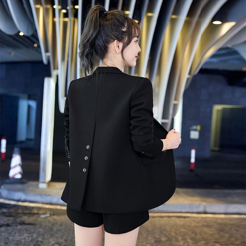 

Пиджак женский черный для миниатюрных 2025: Новый осенне-зимний теплый стеганый хлопок, повседневный стиль S 40-44 kg