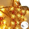 Snowflake LED String Fairy Light Garland Home Christmas Lights Wedding Decor Christmas Decor for Home Navidad Party Decoration
