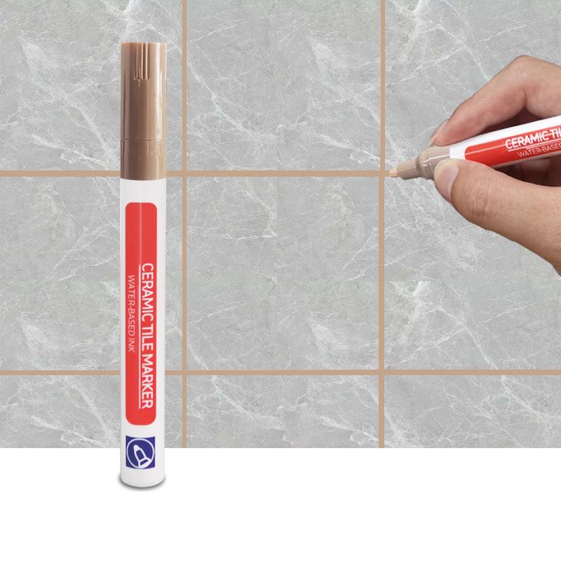 12 Color Waterproof Tile Marker Repair Wall Seam Restorer Pen For Kitchen Tiles Floor Bathroom Decontamination Seam Repair Tools
