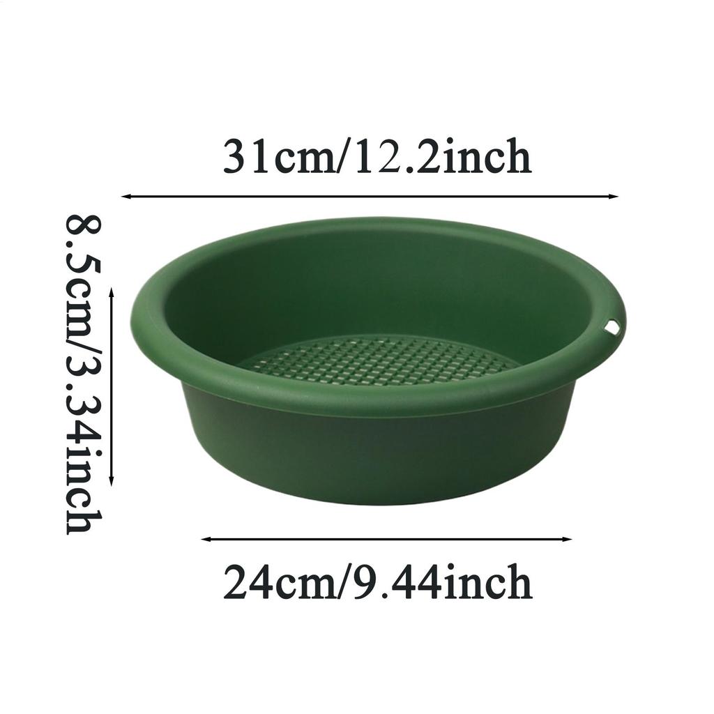 Stackable Classifier Screens Rock Sifter Rustproof Mesh Sieve Accessories for Gold Prospecting Mining Gardening Potted Soil