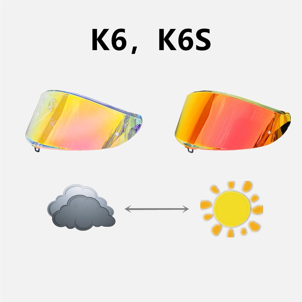 Helmet Visor For AGV K1 K1S K6 K6S K5 K5S New K3 E2206 Pista Pista GPRR Helmet Face Shield