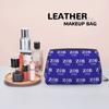 Zeta Phi Beta 1920 Print Leather Makeup Bag Women Large Travel Toiletry Pouch Cosmetic Bags Portable Storage Bag Gifts