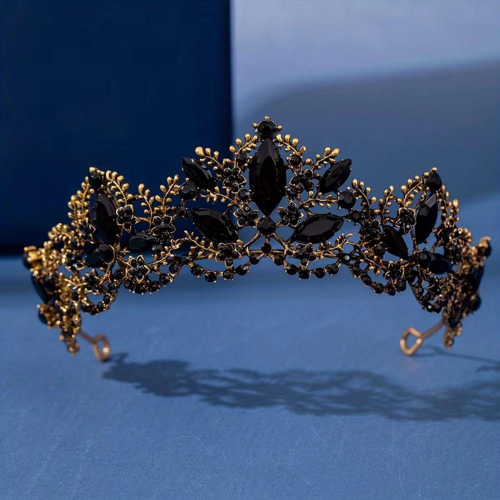 Sparkling Bridal Princess Crown Elegant Rhinestone Diadem Wedding Head Wear  Wedding Party Supplies