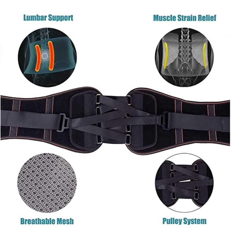 Unisex Adjustable Waist Trainer & Back Support Belt