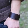 Punk Leather Bracelet: Men's Simple Personality Wristband