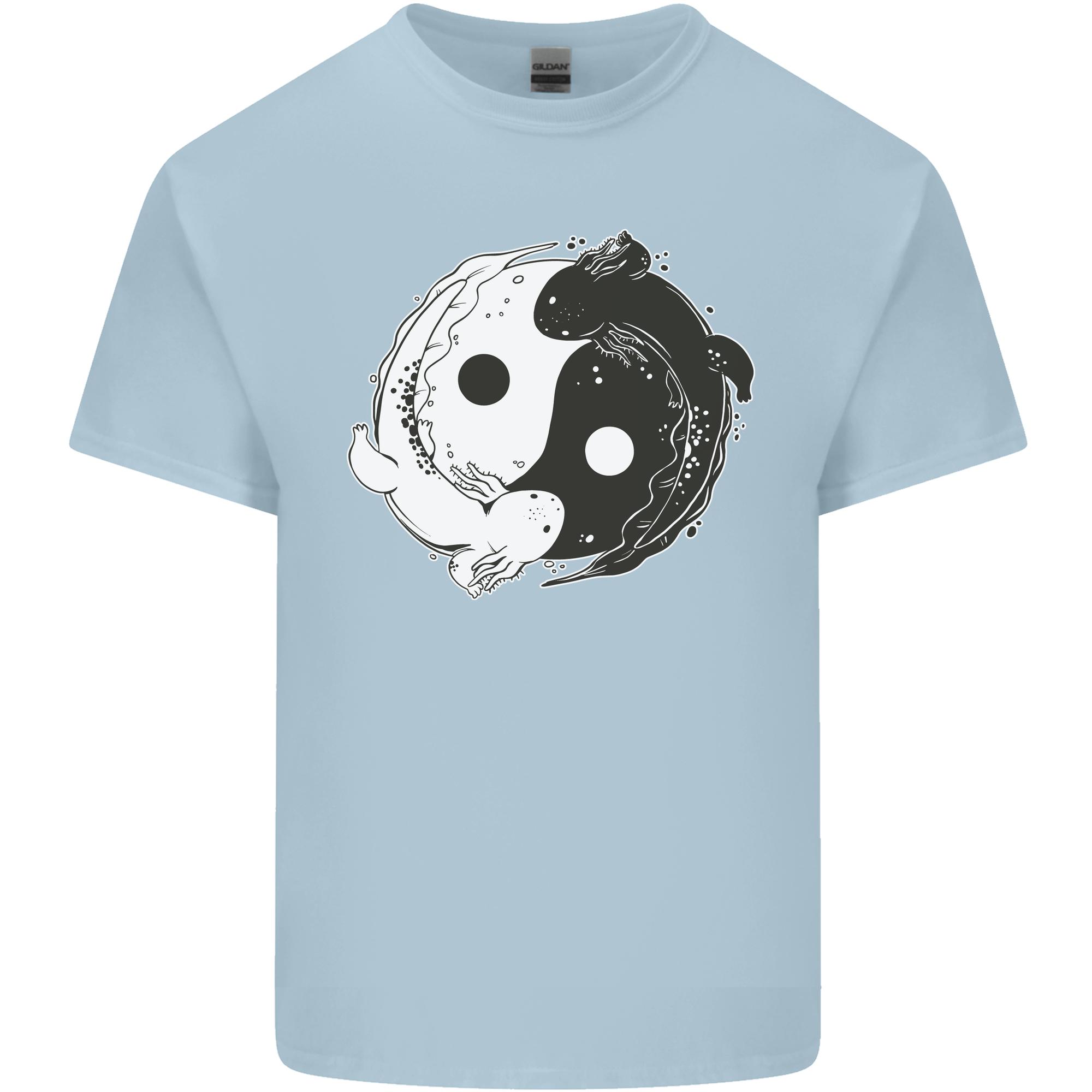 Yin Yang Axolottl Unisexs Light Cotton TShirt S