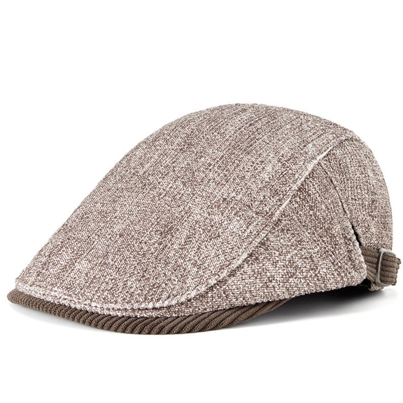 High Quality Cotton Flat Ivy Hats Male Casual Gatsby Hat Dad Cabbie Cap Lady Beret Men Newsboy Caps