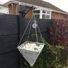 1PCS Hanging Basket-Brackets For Concrete Posts Supports Easy Fill-baskets