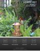 Solar Bird Feeder For Outdoors Lights - Hanging Wild Birdfeeder Waterproof Bird Feeders For Outside House Retro Garden